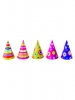 Šeširići PARTY HAT DOTS AND STRIPES ASSORTED 1 kom