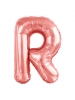 Large Letter R Rose Gold Foil Balloon N34