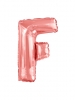 Large Letter F Rose Gold Foil Balloon N34